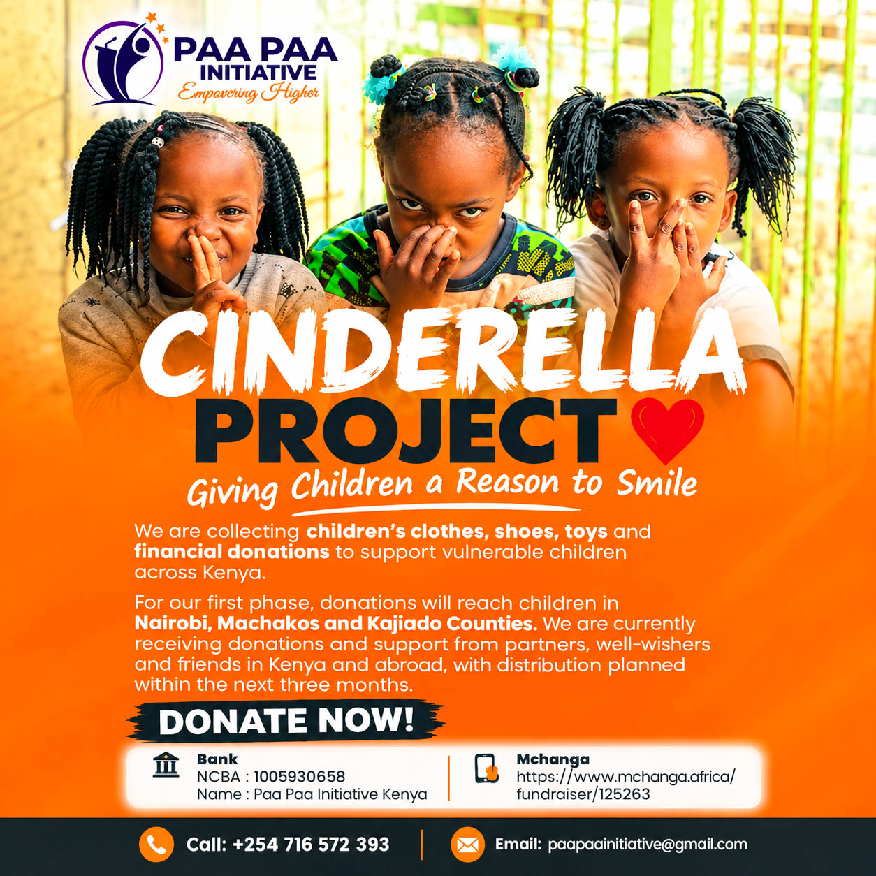 Cinderella Project: Giving Children a Reason to Smile